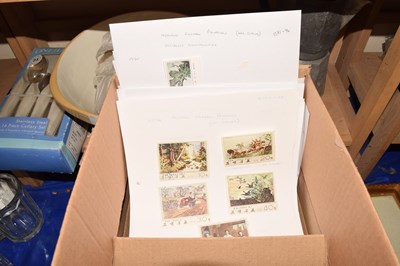 Lot 511 - Stamp collection mounted on loose leaves,...