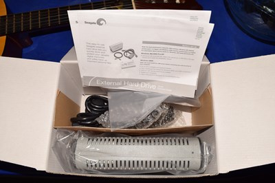 Lot 520 - A Seagate external computer hard drive, boxed