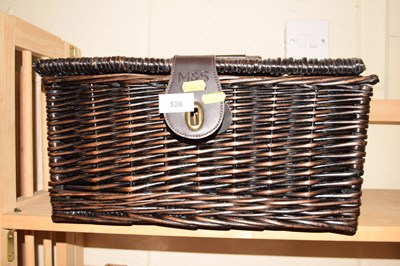 Lot 526 - A M&S wicker picnic hamper (small)