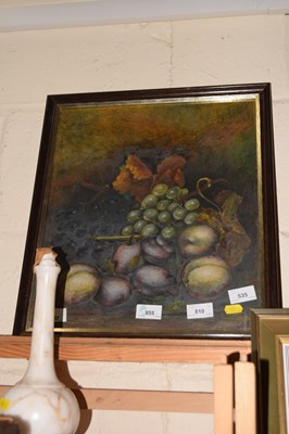 Lot 535 - Framed still life of fruit