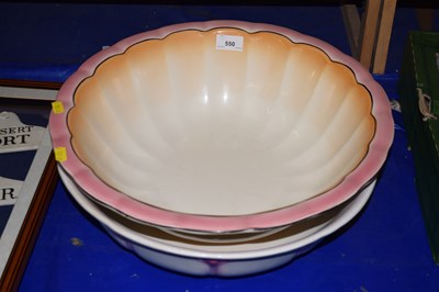 Lot 550 - Two various large wash bowls