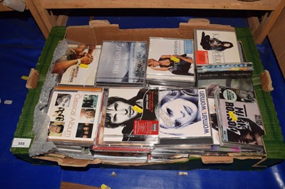 Lot 555 - Boxed quantity of various CD's