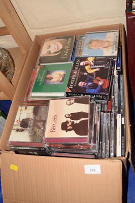 Lot 559 - Quantity of various CD's