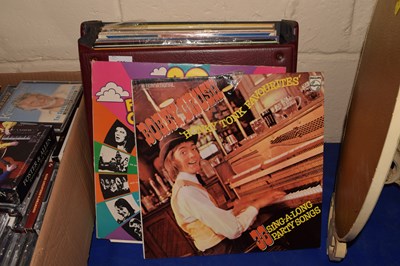 Lot 560 - Case containing a quantity of LP records...