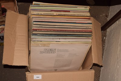 Lot 564 - Box containing a quantity of various records...