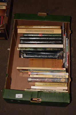 Lot 567 - Box containing a quantity of various cookery...