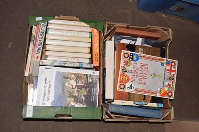 Lot 573 - Two boxes of various travel and other books