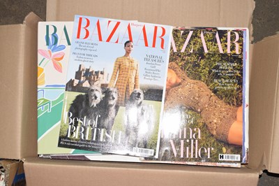 Lot 576 - Box containing a quantity of magazines, Bazaar