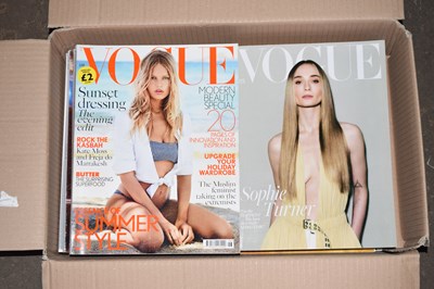 Lot 578 - Box containing a quantity of vintage Vogue...