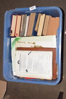 Lot 579 - Box containing a quantity of vintage hardback...