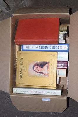 Lot 581 - Box containing various household books