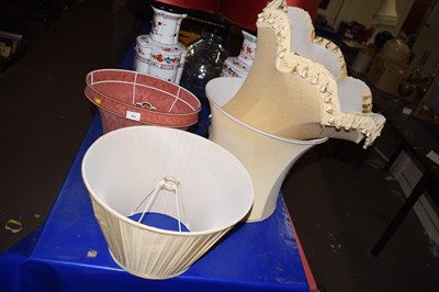 Lot 582 - Three lamp shades