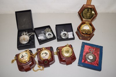 Lot 76 - A collection of modern collectors pocket watches
