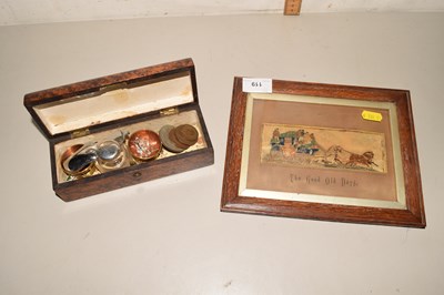 Lot 119 - Mixed Lot: A Stevengraph silk work picture The...