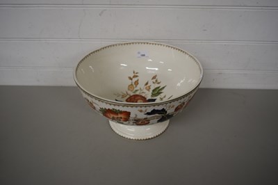 Lot 166 - LARGE WEDGWOOD FLORAL DECORATED PUNCH BOWL