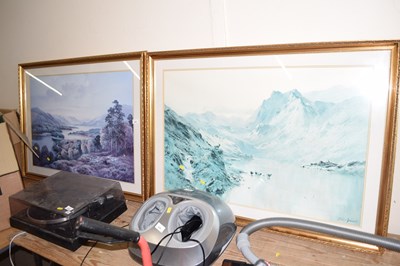Lot 633 - Two coloured prints of Highland scenes
