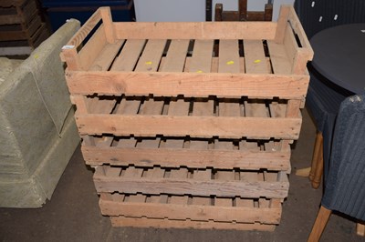Lot 644 - Six wooden fruit crates