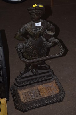 Lot 655 - A Victorian cast iron stick stand reputedly...
