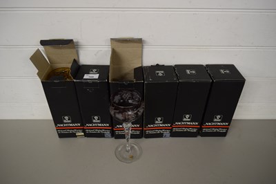 Lot 169 - SIX BOXED NACHTMANN LONG STEMMED WINE GLASSES