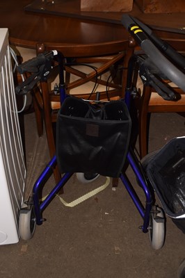 Lot 669 - A folding wheeled mobility walker