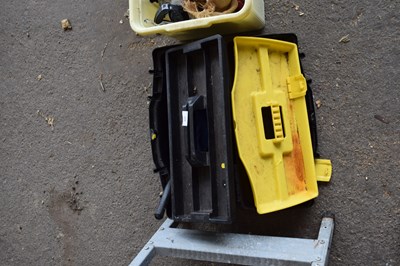 Lot 337 - Plastic tool box and contents