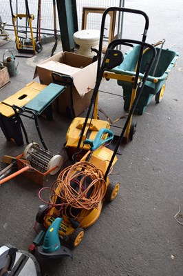 Lot 344 - McCulloch lawnmower and a Bosch electric strimmer