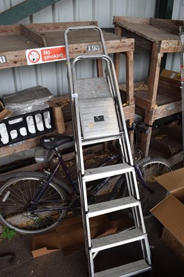 Lot 348 - Two aluminium step ladders