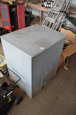 Lot 351 - Sheet metal feed bin/coal bunker