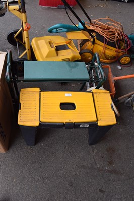 Lot 354 - Combination toolbox and stool and a further...