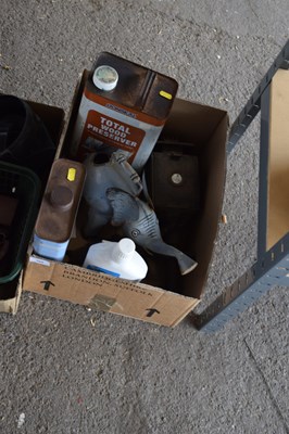 Lot 368 - Box of various garage clearance items