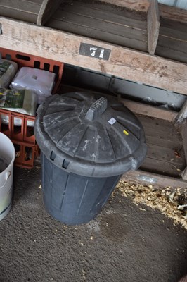 Lot 374 - A plastic bin