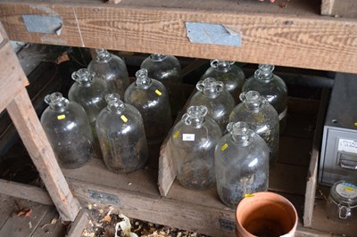 Lot 375 - Twelve glass demi-johns