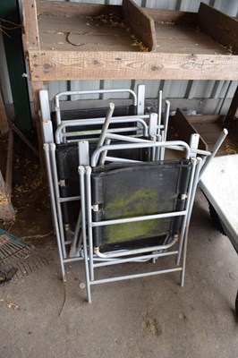 Lot 379 - Set of folding garden chairs
