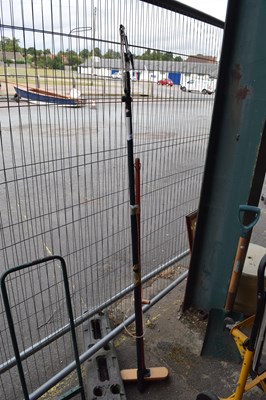 Lot 390 - Long arm pruner and a brush