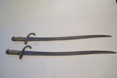 Lot 85 - Two 19th Century French Chassepot Sword Bayonets 1868
