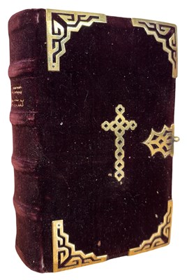 Lot 747 - A mid-19th century prayer book, bound in...