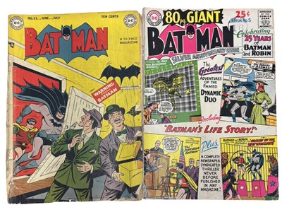 Lot 16 - DC: BATMAN: #53, 1949. Rudimentary repair to...