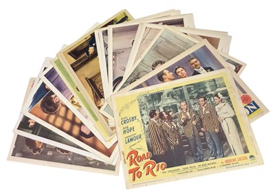 Lot 129 - A collection of various lobby cards for films...