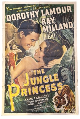 Lot 141 - An original US onesheet poster for The Jungle...