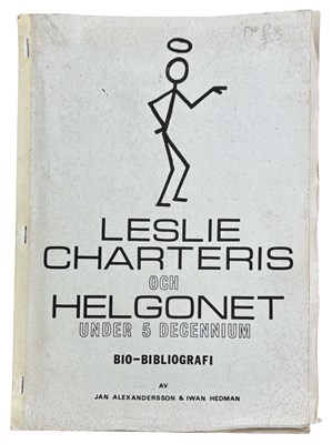 Lot 41 - LESLEY CHARTERIS: THE SAINT: Signed bioraphy...