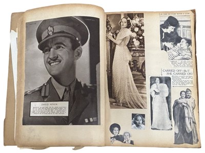 Lot 135 - A pair of scrapbooks, largely pertaining to...
