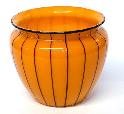 Lot 226 - LOETZ: ART NOUVEAU ORANGE TANGO VASE