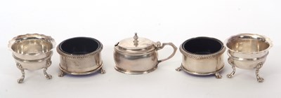 Lot 20 - Mixed Lot:  A pair of Edwardian silver...