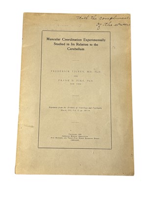 Lot 1047 - MEDICAL NEUROLOGY. Muscular coordination...
