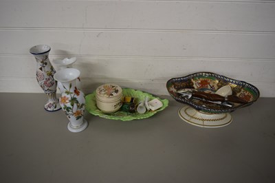 Lot 204 - MIXED LOT COMPRISING 19TH CENTURY IRONSTONE...