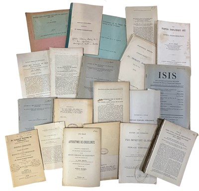 Lot 1022 - 1 BOX MEDICAL PAMPHLETS AND OFF-PRINTS...