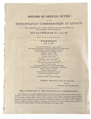 Lot 1048 - LUNACY. Office of the Metropolitan...