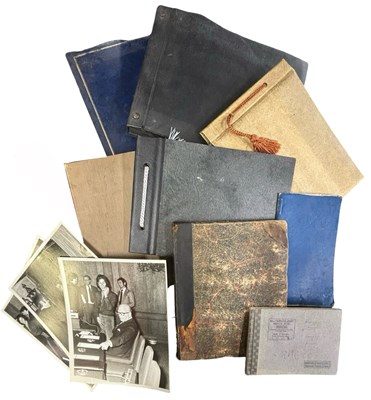 Lot 948 - One Box of 1940s-70s photograph albums, early...