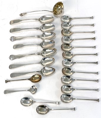 Lot 34 - Mixed Lot:  Fourteen George V silver seal top...