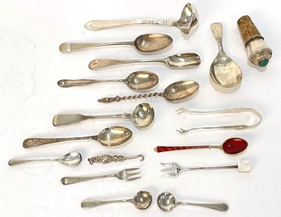 Lot 40 - Mixed Lot:  A Georg Jensen cream ladle,...